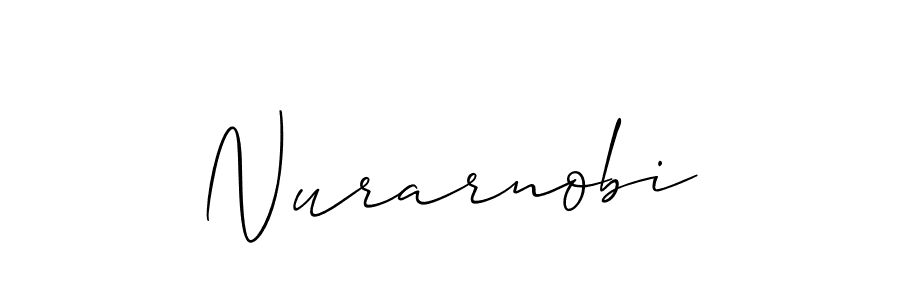 if you are searching for the best signature style for your name Nurarnobi. so please give up your signature search. here we have designed multiple signature styles  using Allison_Script. Nurarnobi signature style 2 images and pictures png