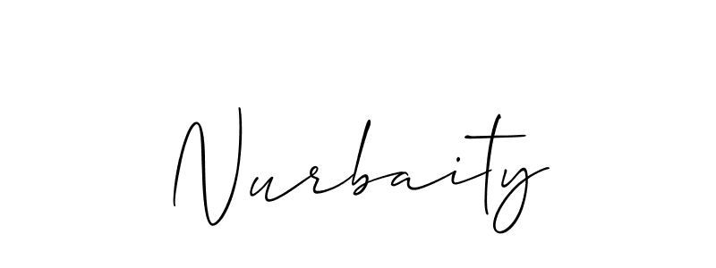Make a short Nurbaity signature style. Manage your documents anywhere anytime using Allison_Script. Create and add eSignatures, submit forms, share and send files easily. Nurbaity signature style 2 images and pictures png
