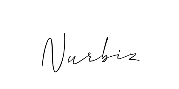 You should practise on your own different ways (Allison_Script) to write your name (Nurbiz) in signature. don't let someone else do it for you. Nurbiz signature style 2 images and pictures png