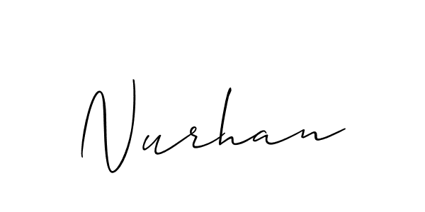 It looks lik you need a new signature style for name Nurhan. Design unique handwritten (Allison_Script) signature with our free signature maker in just a few clicks. Nurhan signature style 2 images and pictures png