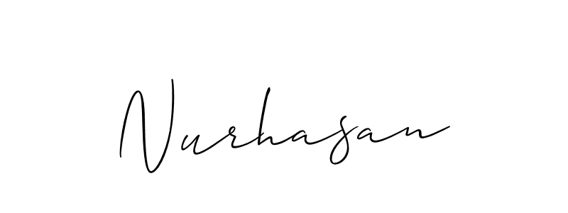 if you are searching for the best signature style for your name Nurhasan. so please give up your signature search. here we have designed multiple signature styles  using Allison_Script. Nurhasan signature style 2 images and pictures png