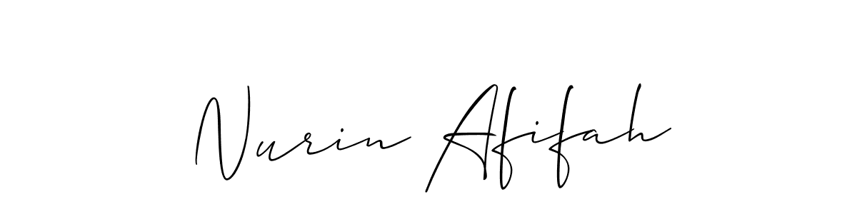 Here are the top 10 professional signature styles for the name Nurin Afifah. These are the best autograph styles you can use for your name. Nurin Afifah signature style 2 images and pictures png