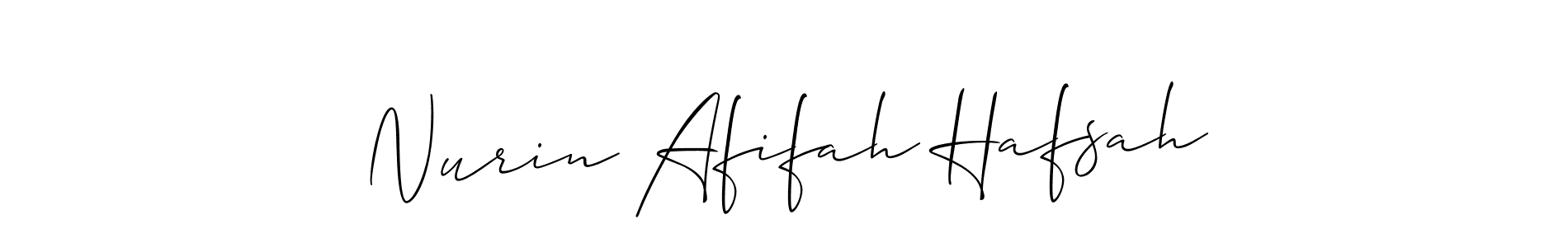 See photos of Nurin Afifah Hafsah official signature by Spectra . Check more albums & portfolios. Read reviews & check more about Allison_Script font. Nurin Afifah Hafsah signature style 2 images and pictures png