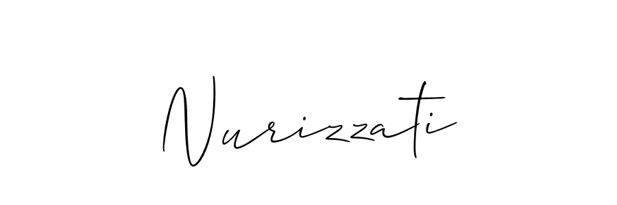 You should practise on your own different ways (Allison_Script) to write your name (Nurizzati) in signature. don't let someone else do it for you. Nurizzati signature style 2 images and pictures png