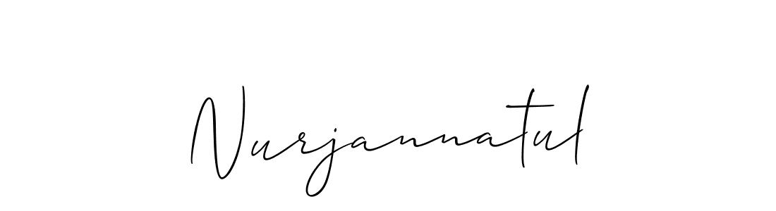 This is the best signature style for the Nurjannatul name. Also you like these signature font (Allison_Script). Mix name signature. Nurjannatul signature style 2 images and pictures png