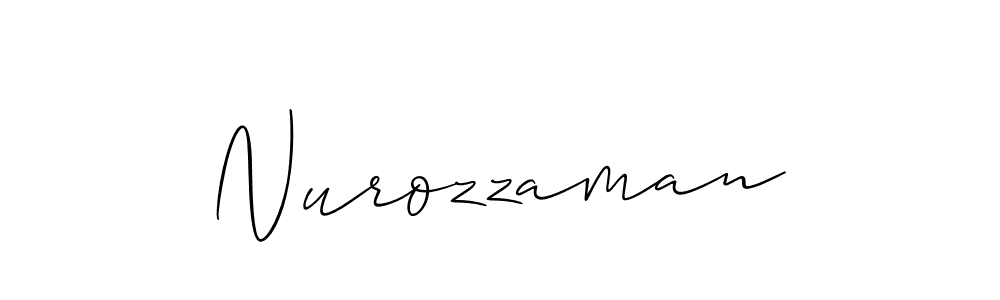 Similarly Allison_Script is the best handwritten signature design. Signature creator online .You can use it as an online autograph creator for name Nurozzaman. Nurozzaman signature style 2 images and pictures png