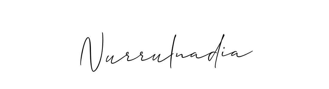 See photos of Nurrulnadia official signature by Spectra . Check more albums & portfolios. Read reviews & check more about Allison_Script font. Nurrulnadia signature style 2 images and pictures png