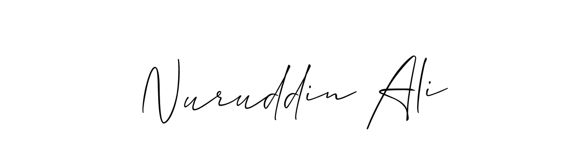 You can use this online signature creator to create a handwritten signature for the name Nuruddin Ali. This is the best online autograph maker. Nuruddin Ali signature style 2 images and pictures png
