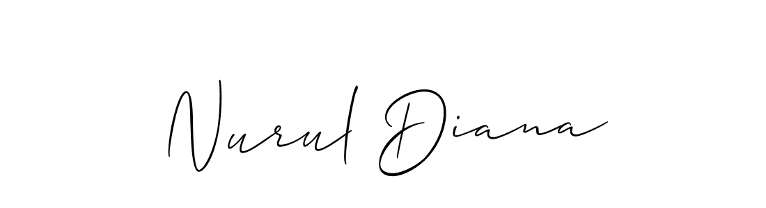 You can use this online signature creator to create a handwritten signature for the name Nurul Diana. This is the best online autograph maker. Nurul Diana signature style 2 images and pictures png