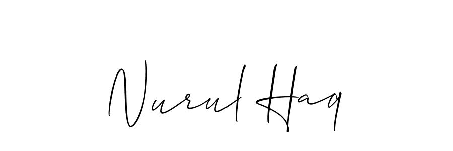 Make a beautiful signature design for name Nurul Haq. Use this online signature maker to create a handwritten signature for free. Nurul Haq signature style 2 images and pictures png