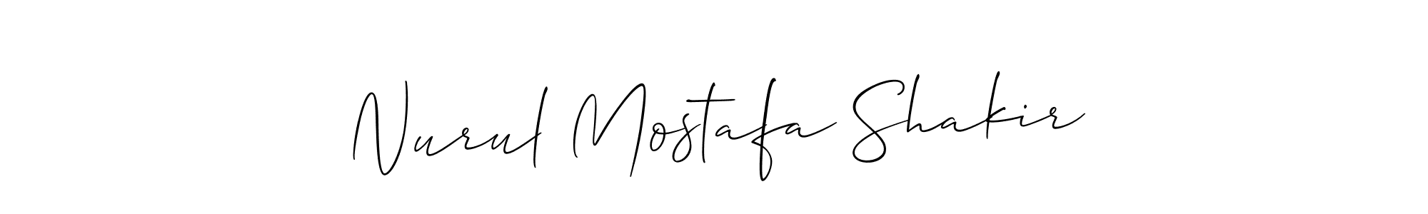 Make a beautiful signature design for name Nurul Mostafa Shakir. Use this online signature maker to create a handwritten signature for free. Nurul Mostafa Shakir signature style 2 images and pictures png