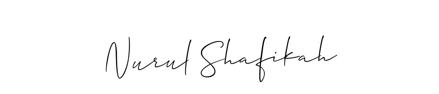 Here are the top 10 professional signature styles for the name Nurul Shafikah. These are the best autograph styles you can use for your name. Nurul Shafikah signature style 2 images and pictures png