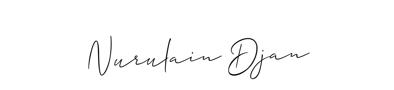Here are the top 10 professional signature styles for the name Nurulain Djan. These are the best autograph styles you can use for your name. Nurulain Djan signature style 2 images and pictures png