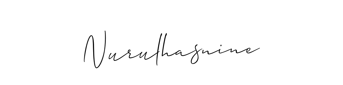 Check out images of Autograph of Nurulhasnine name. Actor Nurulhasnine Signature Style. Allison_Script is a professional sign style online. Nurulhasnine signature style 2 images and pictures png