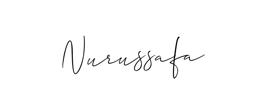 Similarly Allison_Script is the best handwritten signature design. Signature creator online .You can use it as an online autograph creator for name Nurussafa. Nurussafa signature style 2 images and pictures png