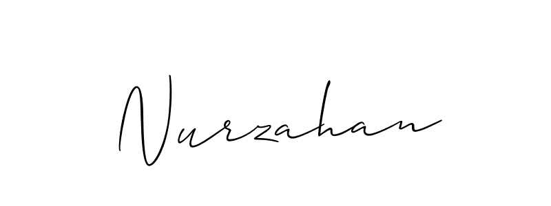 Also we have Nurzahan name is the best signature style. Create professional handwritten signature collection using Allison_Script autograph style. Nurzahan signature style 2 images and pictures png
