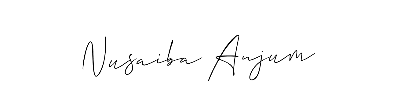 See photos of Nusaiba Anjum official signature by Spectra . Check more albums & portfolios. Read reviews & check more about Allison_Script font. Nusaiba Anjum signature style 2 images and pictures png