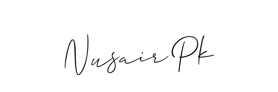 Once you've used our free online signature maker to create your best signature Allison_Script style, it's time to enjoy all of the benefits that Nusair Pk name signing documents. Nusair Pk signature style 2 images and pictures png