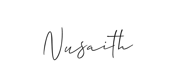 Make a short Nusaith signature style. Manage your documents anywhere anytime using Allison_Script. Create and add eSignatures, submit forms, share and send files easily. Nusaith signature style 2 images and pictures png