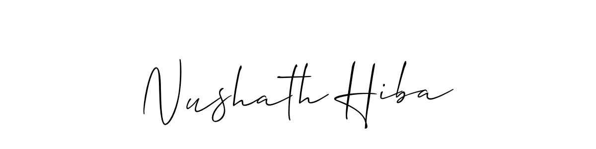 Here are the top 10 professional signature styles for the name Nushath Hiba. These are the best autograph styles you can use for your name. Nushath Hiba signature style 2 images and pictures png