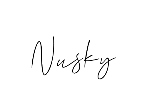 Check out images of Autograph of Nusky name. Actor Nusky Signature Style. Allison_Script is a professional sign style online. Nusky signature style 2 images and pictures png