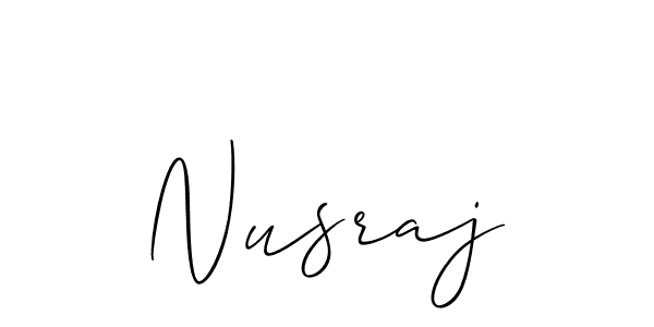Similarly Allison_Script is the best handwritten signature design. Signature creator online .You can use it as an online autograph creator for name Nusraj. Nusraj signature style 2 images and pictures png