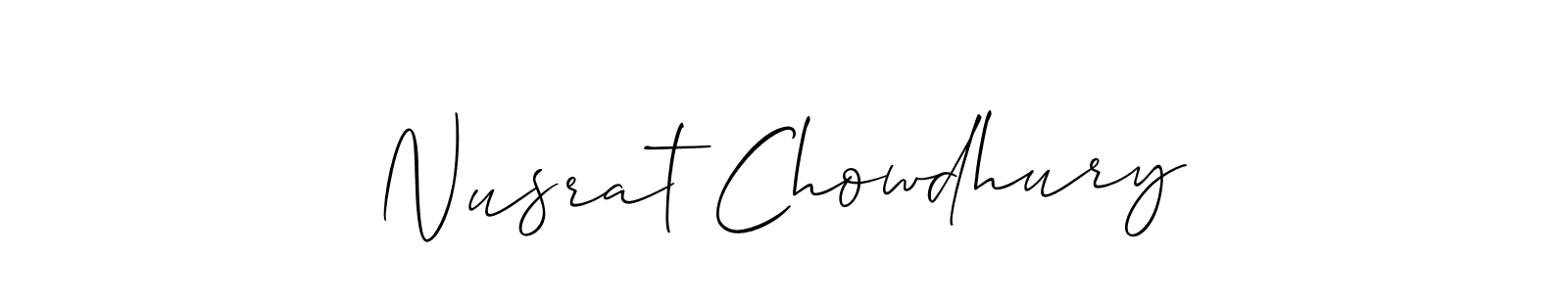 See photos of Nusrat Chowdhury official signature by Spectra . Check more albums & portfolios. Read reviews & check more about Allison_Script font. Nusrat Chowdhury signature style 2 images and pictures png