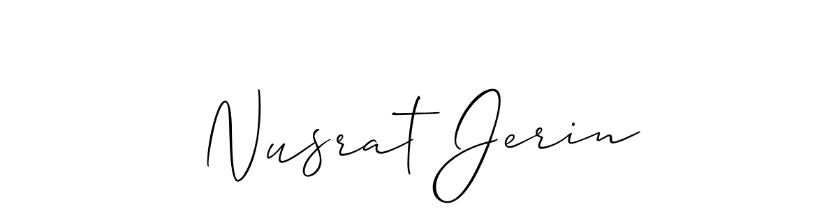 Make a beautiful signature design for name Nusrat Jerin. Use this online signature maker to create a handwritten signature for free. Nusrat Jerin signature style 2 images and pictures png