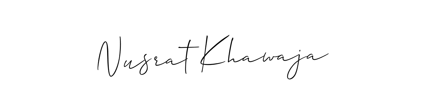 Here are the top 10 professional signature styles for the name Nusrat Khawaja. These are the best autograph styles you can use for your name. Nusrat Khawaja signature style 2 images and pictures png