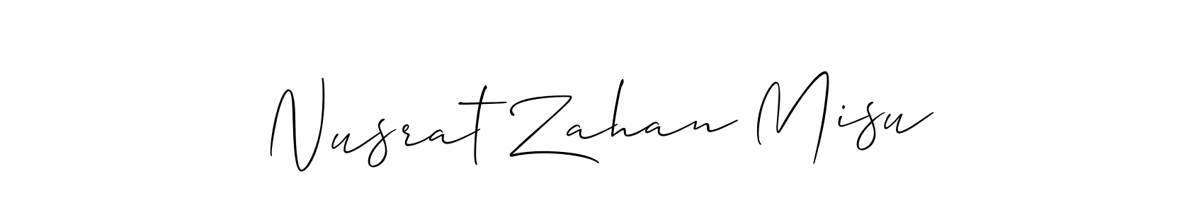 Once you've used our free online signature maker to create your best signature Allison_Script style, it's time to enjoy all of the benefits that Nusrat Zahan Misu name signing documents. Nusrat Zahan Misu signature style 2 images and pictures png