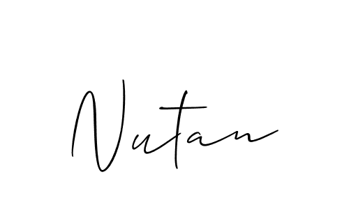 Nutan stylish signature style. Best Handwritten Sign (Allison_Script) for my name. Handwritten Signature Collection Ideas for my name Nutan. Nutan signature style 2 images and pictures png