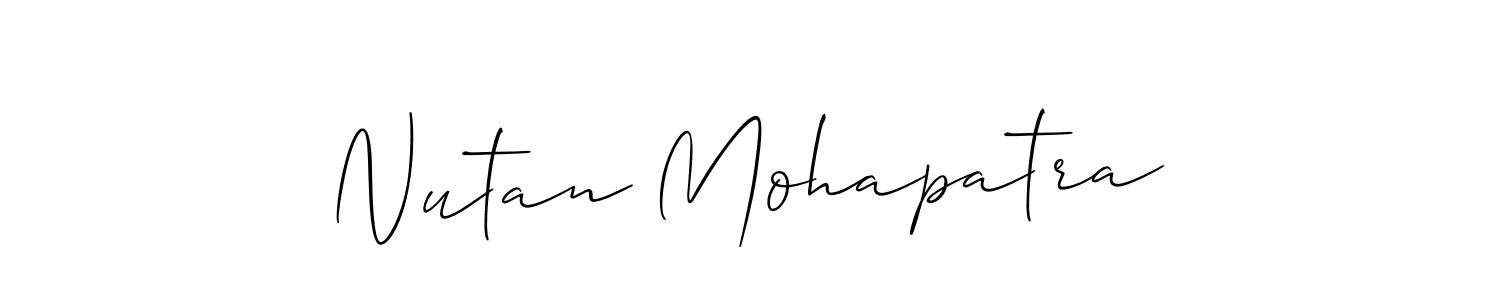Nutan Mohapatra stylish signature style. Best Handwritten Sign (Allison_Script) for my name. Handwritten Signature Collection Ideas for my name Nutan Mohapatra. Nutan Mohapatra signature style 2 images and pictures png