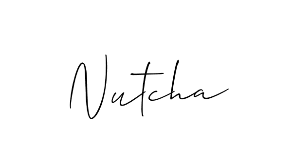 Once you've used our free online signature maker to create your best signature Allison_Script style, it's time to enjoy all of the benefits that Nutcha name signing documents. Nutcha signature style 2 images and pictures png
