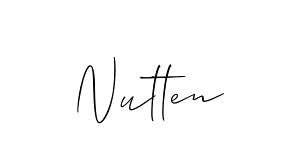 Make a short Nutten signature style. Manage your documents anywhere anytime using Allison_Script. Create and add eSignatures, submit forms, share and send files easily. Nutten signature style 2 images and pictures png