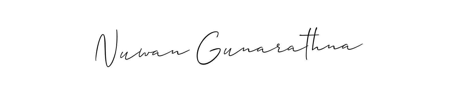 Similarly Allison_Script is the best handwritten signature design. Signature creator online .You can use it as an online autograph creator for name Nuwan Gunarathna. Nuwan Gunarathna signature style 2 images and pictures png