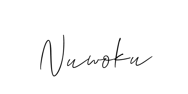 if you are searching for the best signature style for your name Nuwoku. so please give up your signature search. here we have designed multiple signature styles  using Allison_Script. Nuwoku signature style 2 images and pictures png