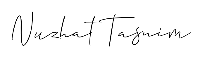 Practice writing Nuzhat Tasnim with the flow of Allison_Script lettering. A fantastic source of inspiration for developing your personal signature style. Nuzhat Tasnim signature style 2 images and pictures png