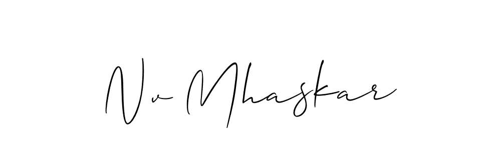 Once you've used our free online signature maker to create your best signature Allison_Script style, it's time to enjoy all of the benefits that Nv Mhaskar name signing documents. Nv Mhaskar signature style 2 images and pictures png