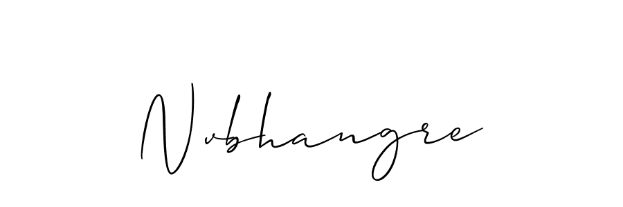 Nvbhangre stylish signature style. Best Handwritten Sign (Allison_Script) for my name. Handwritten Signature Collection Ideas for my name Nvbhangre. Nvbhangre signature style 2 images and pictures png