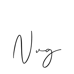 It looks lik you need a new signature style for name Nvg. Design unique handwritten (Allison_Script) signature with our free signature maker in just a few clicks. Nvg signature style 2 images and pictures png