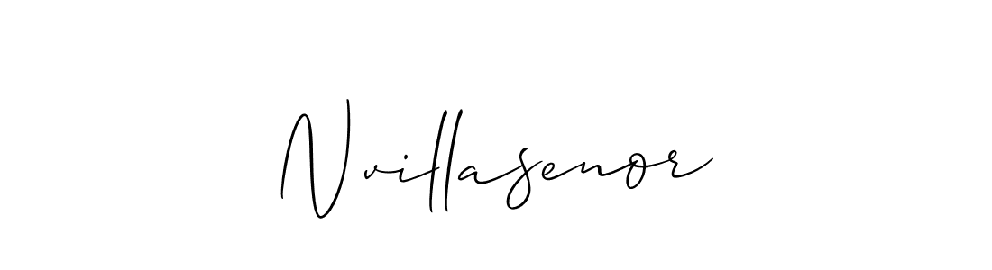 Also You can easily find your signature by using the search form. We will create Nvillasenor name handwritten signature images for you free of cost using Allison_Script sign style. Nvillasenor signature style 2 images and pictures png