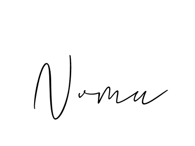 Make a short Nvmu signature style. Manage your documents anywhere anytime using Allison_Script. Create and add eSignatures, submit forms, share and send files easily. Nvmu signature style 2 images and pictures png