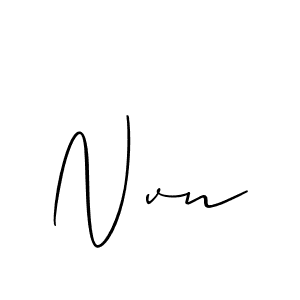 Use a signature maker to create a handwritten signature online. With this signature software, you can design (Allison_Script) your own signature for name Nvn. Nvn signature style 2 images and pictures png