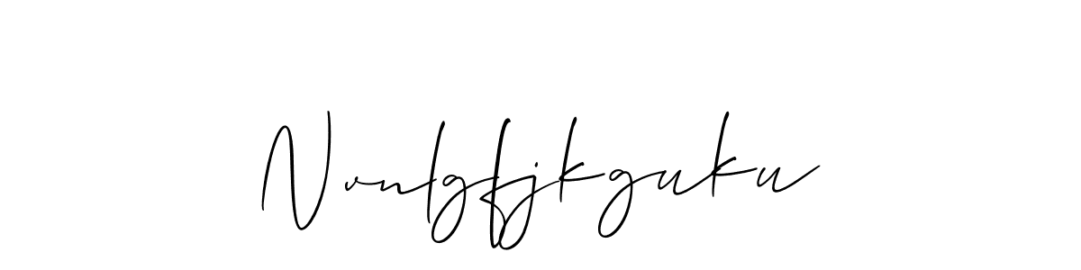 Also we have Nvnlgfjkguku name is the best signature style. Create professional handwritten signature collection using Allison_Script autograph style. Nvnlgfjkguku signature style 2 images and pictures png