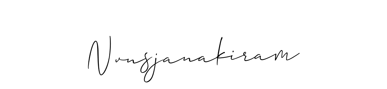 Once you've used our free online signature maker to create your best signature Allison_Script style, it's time to enjoy all of the benefits that Nvnsjanakiram name signing documents. Nvnsjanakiram signature style 2 images and pictures png