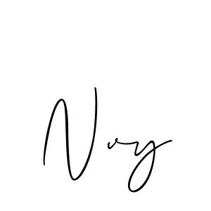 You should practise on your own different ways (Allison_Script) to write your name (Nvy) in signature. don't let someone else do it for you. Nvy signature style 2 images and pictures png