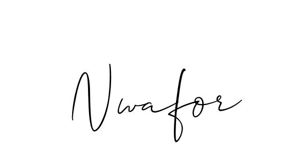 The best way (Allison_Script) to make a short signature is to pick only two or three words in your name. The name Nwafor include a total of six letters. For converting this name. Nwafor signature style 2 images and pictures png