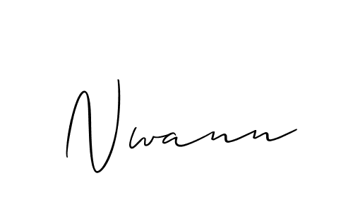 Make a beautiful signature design for name Nwann. Use this online signature maker to create a handwritten signature for free. Nwann signature style 2 images and pictures png