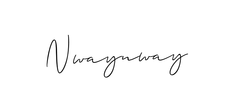 Make a beautiful signature design for name Nwaynway. With this signature (Allison_Script) style, you can create a handwritten signature for free. Nwaynway signature style 2 images and pictures png