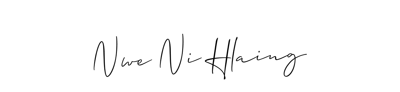 Once you've used our free online signature maker to create your best signature Allison_Script style, it's time to enjoy all of the benefits that Nwe Ni Hlaing name signing documents. Nwe Ni Hlaing signature style 2 images and pictures png